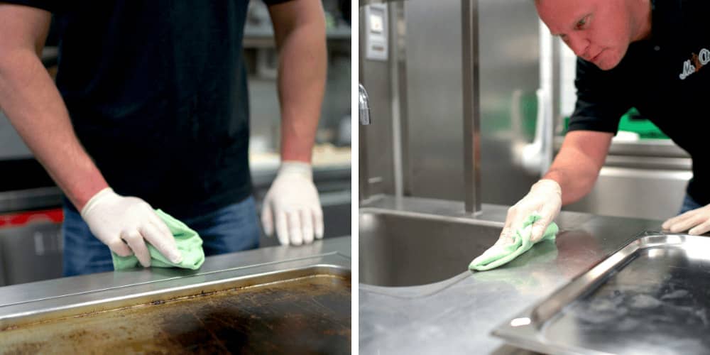 Einsatz unseres Teams bei einer Gastronomiereinigung