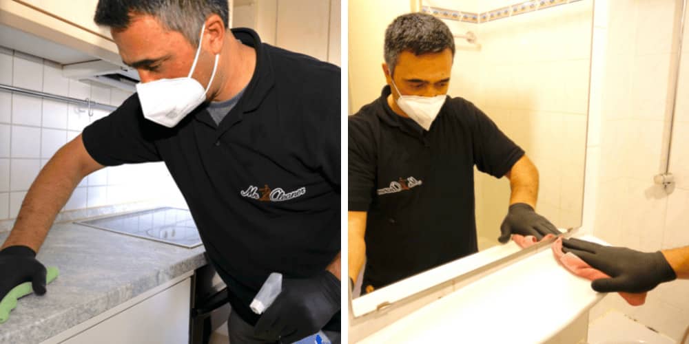 Einsatz unseres Teams bei einem Hausputz