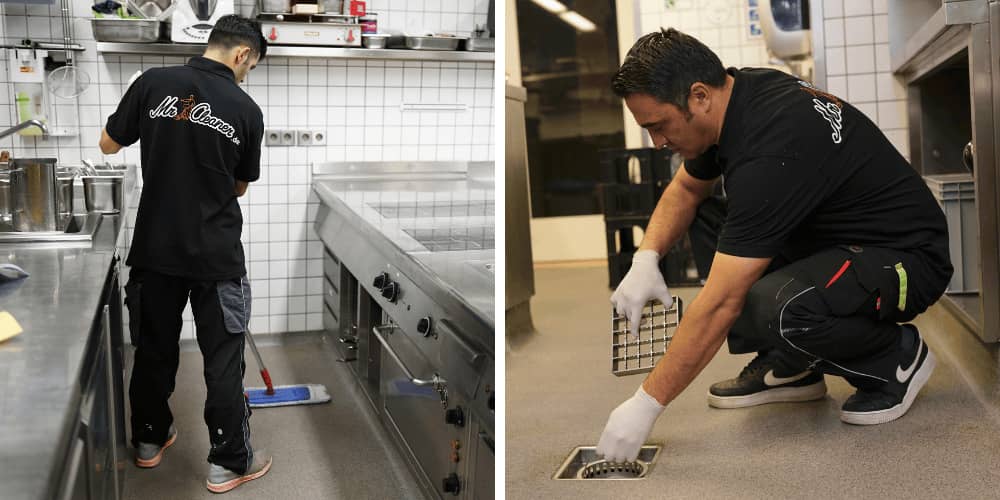 Einsatz unseres Teams bei einer Gastronomiereinigung