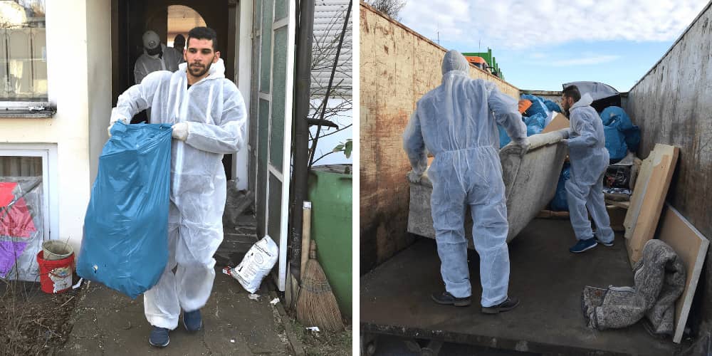 Einsatz unseres Teams bei einer Entrümpelung