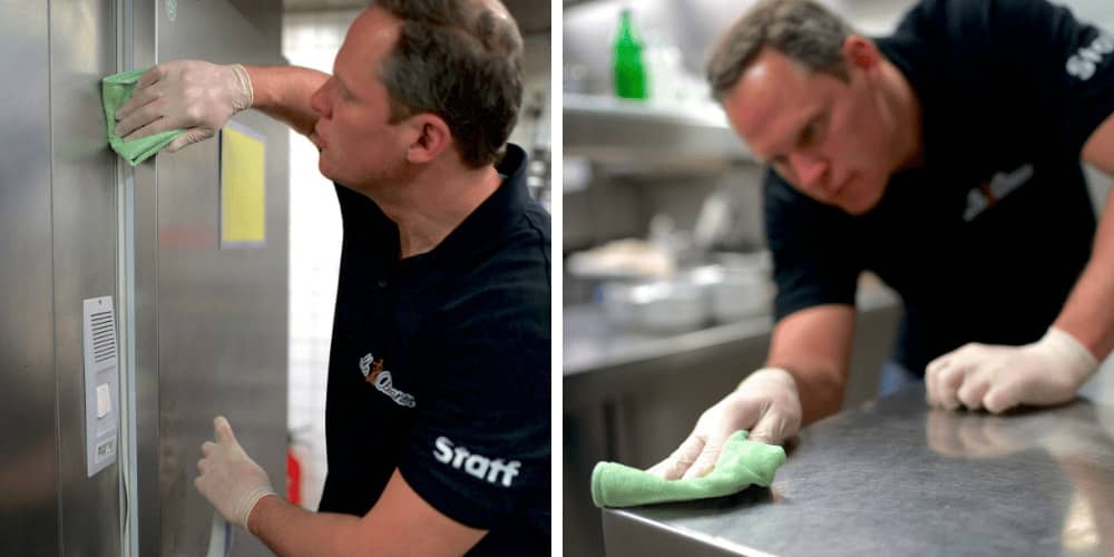 Einsatz unseres Teams bei einer Gastronomiereinigung
