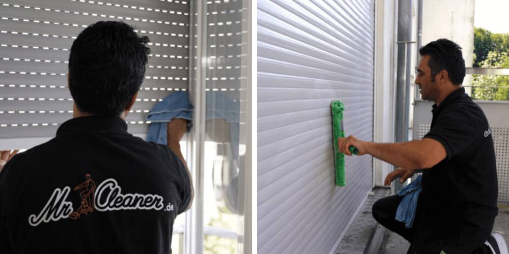 Einsatz unserer Profi Fensterputzer