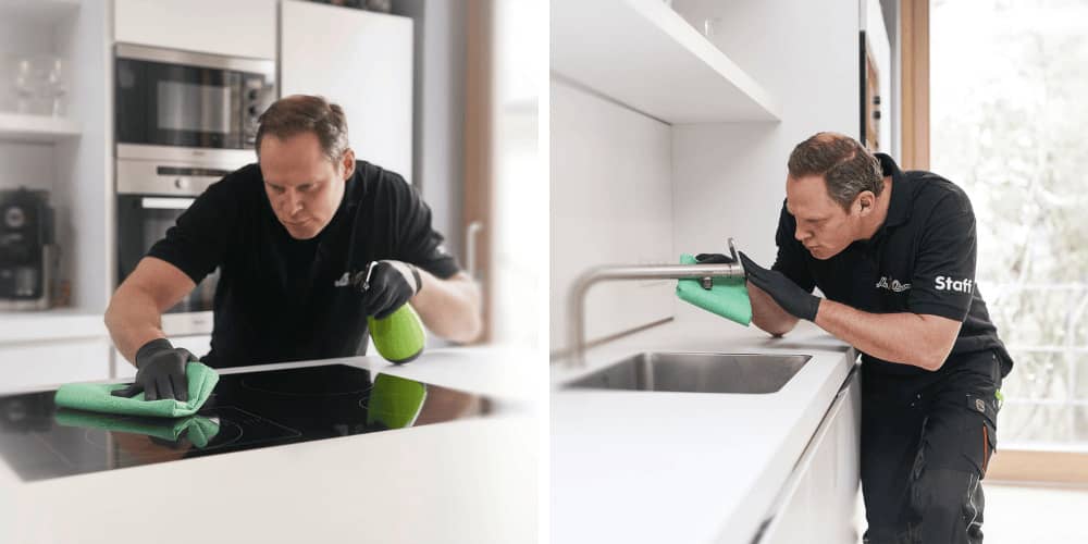 Einsatz unseres Teams bei der Hausreinigung