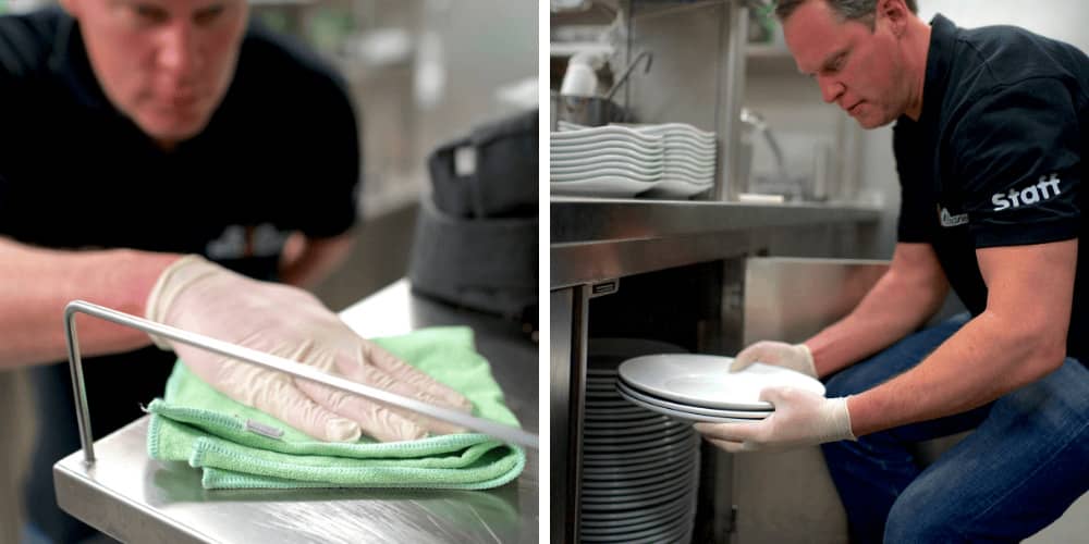Einsatz unseres Teams bei einer Gastronomiereinigung